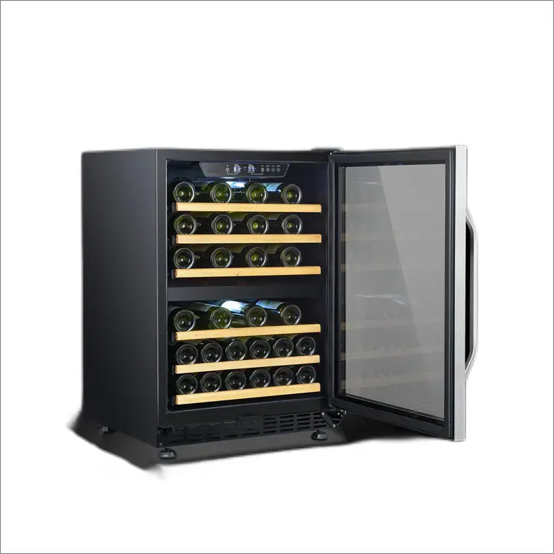 大型自立型ワインセラー自立型ワインチラーデジタル温度制御ワインクーラー冷蔵庫チラー赤用