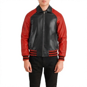 Chaquetas Varsity de Lana y Cuero Personalizadas en Oferta, Chaqueta de Béisbol Universitaria Unisex de Primera Calidad, Estilo Vintage Impermeable - Product Image 1