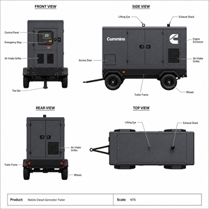 เครื่องกำเนิดไฟฟ้าดีเซลแบบระบายความร้อนด้วยน้ำ เงียบ 20KW 24KW เครื่องยนต์อีซูซุ ได้รับการรับรองมาตรฐาน CE PEA สตาร์ทไฟฟ้า 3 เฟส สำหรับการชลประทานทางการเกษตร - Product Image 6