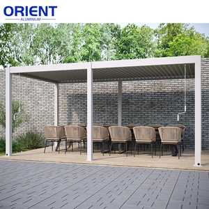 Pergola en aluminium sur mesure <span class=keywords><strong>3x4</strong></span> 6x3 10x10, gazebo imperméable, <span class=keywords><strong>abri</strong></span> <span class=keywords><strong>de</strong></span> <span class=keywords><strong>jardin</strong></span> extérieur - Product Image 3
