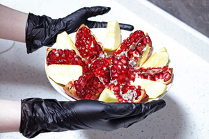 Gants d'examen jetables en mélange de nitrile et de vinyle d'épaisseur - Product Image 3