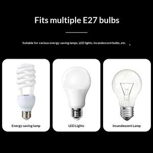 Douille d'ampoule intelligente E27 blanche avec détecteur de mouvement et commande vocale pour ampoules LED domestiques - Product Image 6