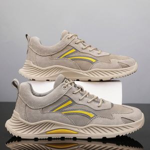 Nouvelles baskets de printemps pour hommes, en maille respirante, légères, à lacets, chaussures de course à semelle souple, chaussures décontractées - Product Image 3