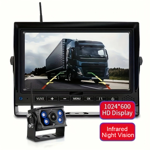 7 Inch Monitor Digital Wireless Backup <b>Camera</b> 720P DVR Recorder <b>Car</b> <b>Reversing</b> System <b>for</b> Trucks SUV YB-N-Wireless-1 Wireless Bac - Product Image 5