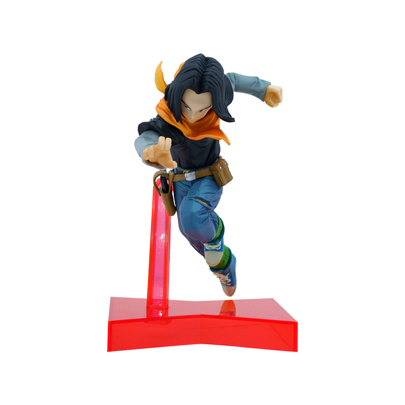 Grande Figurine Dragon Ball Z – Android 17 – PVC 29 Cm Avec Socle – Collection Manga