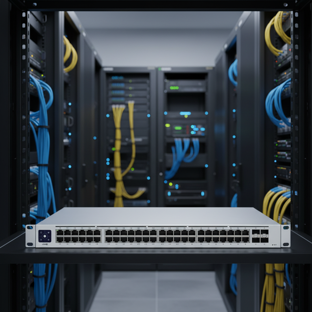 New for UniFi USW-48-POE 48-Port POE Layer 2 Managed Network Switch with SNMP & QoS Support