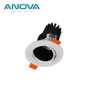 Boîtier de projecteur en alliage d'aluminium réglable en angle pour éclairage encastré GU10 MR16 - Product Image 2