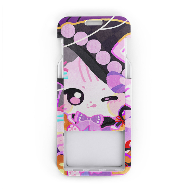New Custom Design Anime Cartoon Photocard Holder Stars Photo Collect Kpop Card Holder With Lanyard