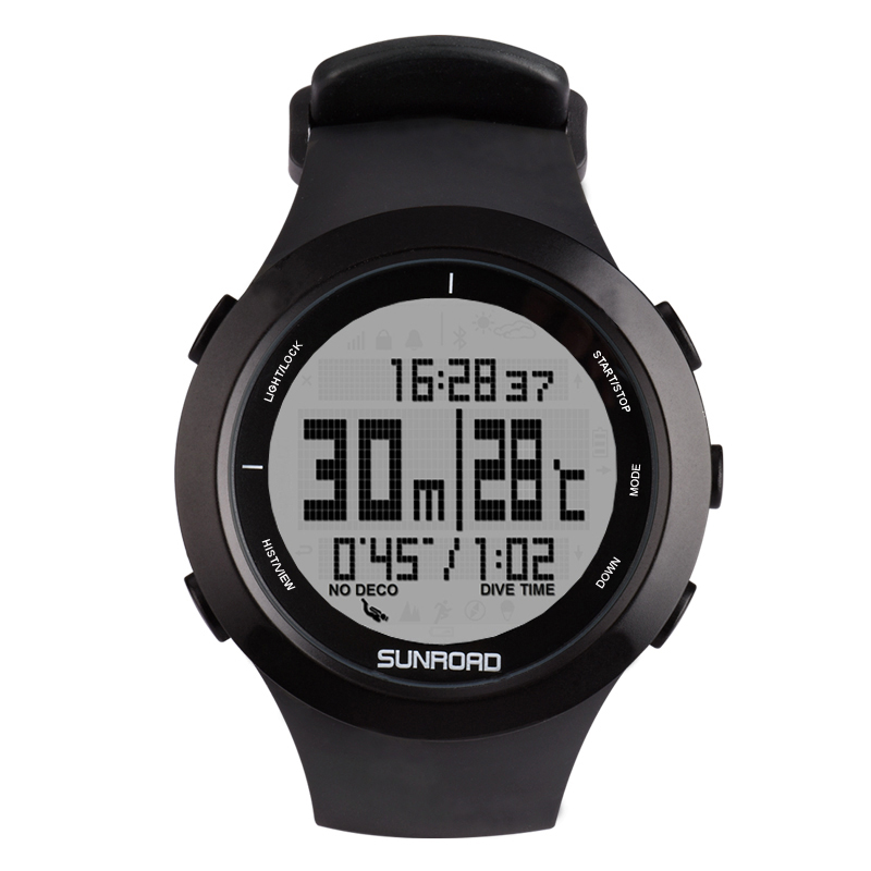 Цифровые погружные компьютеры глубина 100 метров водонепроницаемый компьютер для погружения с аквалангом