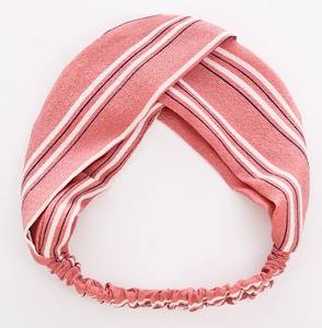 女性用ファッショナブルなビンテージ弾性ノットヘッドバンドマルチカラーシフォンスタイルワイドストレッチヨガ秋夏用ヘッドバンド - Product Image 4