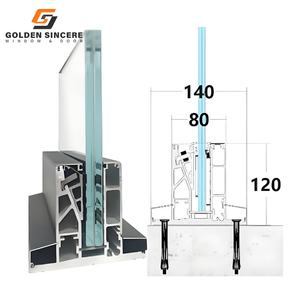 Valla de vidrio para patio de aleación de aluminio GS con paneles de vidrio de seguridad templado - Product Image 2