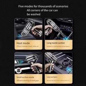 Aspirateur à main Portable siège d'aspiration fort/canapé <span class=keywords><strong>5</strong></span> scénarios nettoyage anti-enchevêtrement opération silencieuse maison voiture Table bureau USB - Product Image 5