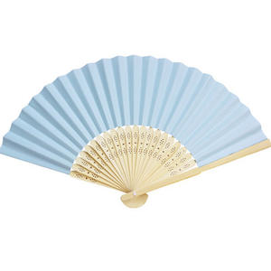 Éventail en bambou peint, art populaire, décoration durable pour la maison, cadeau d'affaires, occasions du Nouvel An chinois, Halloween, Noël - Product Image 2