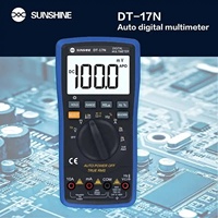 Multimètre numérique entièrement automatique IPARTS SUNSHINE DT-17N avec écran LCD, identification automatique de la plage de test, instrument de réparation
