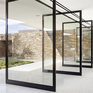 เดือยประตูไฮดรอลิกดั้งเดิม<span class=keywords><strong>ประตู</strong></span>อลูมิเนียมบานเลื่อนกระจก<span class=keywords><strong>มือ</strong></span><span class=keywords><strong>สอง</strong></span>ดีไซน์เรียบง่าย - Product Image 1