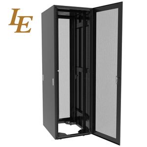 Rack de servidor de pie de 35U, 38U, 42U, 45U, gabinete de red de aluminio negro, precio mayorista - Product Image 5