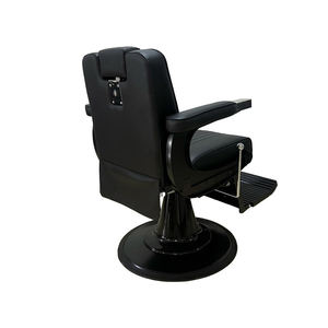 Sillón de Barbero de Cuero Negro de Lujo, Resistente, para Salón de Belleza y Peluquería, Venta al Por Mayor - Product Image 5