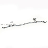 Knalpot Catback Stainless Steel untuk Mercedes-Benz C200 C250 C300 W205 2.0T 2014-2018 High Flow 200 Cell Catalyst