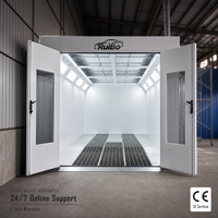 Cabine de peinture automobile certifiée CE avec éclairage, four de peinture pour la retouche automobile