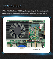 Personalizado 6th 7th Gen Dual Network 6 Serial Port Placa principal 3,5 pulgadas LVDS EDP Control industrial I5 6200U Placa base de computadora