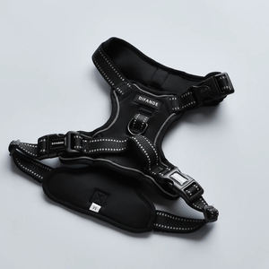 Rompi anjing reflektif tanpa tarik, tali anjing tugas berat dapat disesuaikan, bantalan lembut pelatihan <span class=keywords><strong>Harness</strong></span> Neoprene - Product Image 1