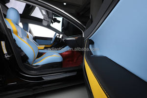 Accessori Personalizzati per Sedili Auto, Coprisedili in Pelle, Sedili Sportivi per Tesla Model <span class=keywords><strong>3</strong></span>/ Model X/ Model Y - Product Image 4