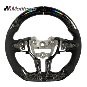 Volant en fibre de carbone forgé personnalisé avec affichage LED intelligent des tractions pour Hyundai I30N I20N Elantra N N-line Kona N 2018-2026 - Product Image 1
