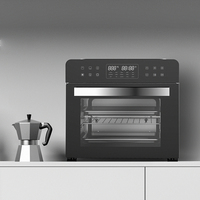 Nouvelle conception de friteuse à air visible à vapeur 1950W 20L, cuisson saine à faible teneur en graisse, pot de cuisson intelligent avec minuterie, friteuse à air électrique numérique