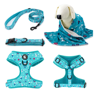 Set Harnesses Anjing Tanpa Tarik yang Dapat Dikustomisasi, Cetak Sesuai Pesanan, Harnesses Anjing Neoprene yang Dapat Disesuaikan, Tali Anjing OEM, Pabrik Harnesses Anjing Premium - Product Image 2