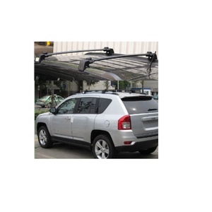 Accesorio Universal 4x4, barra de equipaje de montaje en techo de aleación de aluminio, barras transversales de acero, compatible con brújula 2011-2016, SUV, portaequipajes de hierro para techo de <span class=keywords><strong>coche</strong></span> - Product Image 5