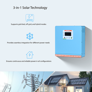 MakeSkyBlue AIO6K48 6KW 48V Hibrit Güneş İnvertörü Saf Sinüs Dalgası Tek Fazlı MPPT Şarj Kontrol Cihazı IP65 Dereceli %99,5 Verimlilik - Product Image 4