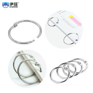 Office Stationery Essentials Durable Metal Loose Leaf Binding <b>Rings</b> for Document Binding - Product Image 1