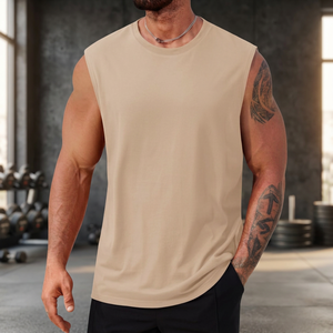 Mens <b>Fishnet</b> Tank Top Sleeveless Breathable Knitted Muscle Vest Shiny Casual Party Club Summer Fashion Wear - Product Image 2
