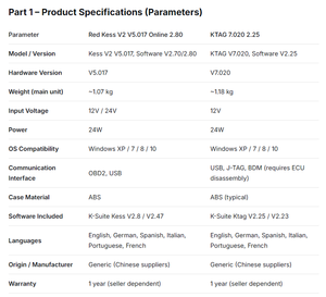 Herramientas de Programación de ECU Kess V2 V5.017 Online <span class=keywords><strong>2</strong></span>.80 y KTAG 7.020 <span class=keywords><strong>2</strong></span>.25, Herramientas de Ajuste OBD2, Programador de ECU Kess Ktag en Caja - Product Image 5
