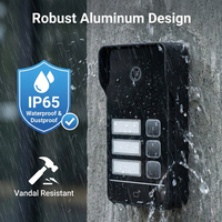 Videoportero IP 2K Hiwink HW-FV5206 con Reconocimiento Facial, Control de Acceso NFC, Visión Nocturna IR y Timbre