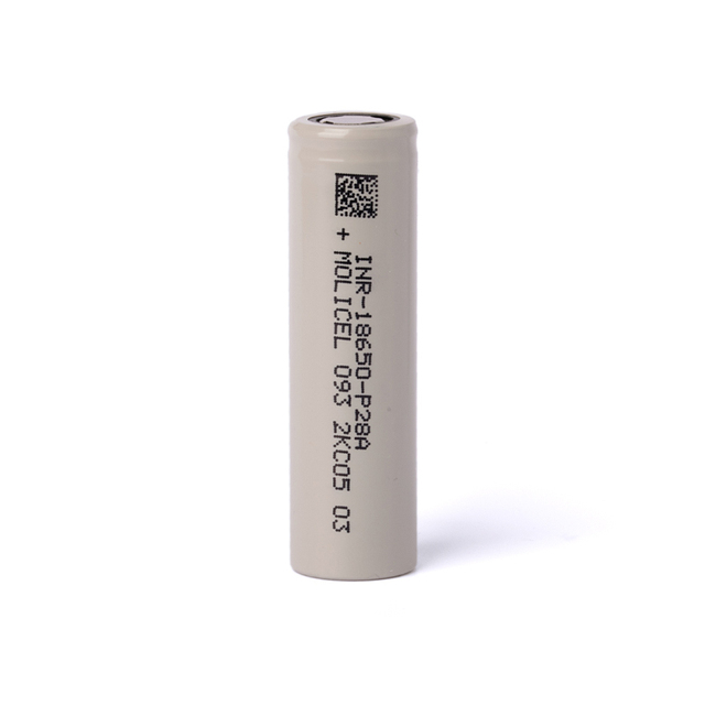 3.6V 3.7V Molicel P28A 2800mah Rechargeable INR 18650 Lithium Ion Battery P28a