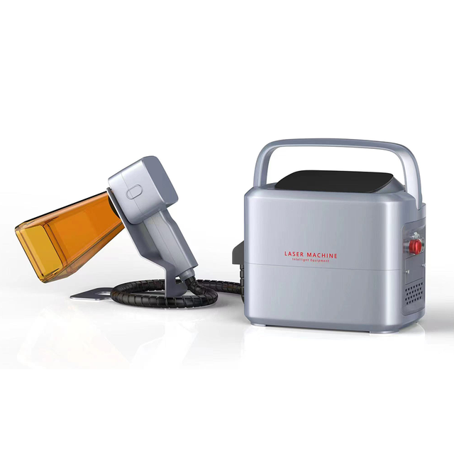 Portable Laser Marking Machines Easy to Carry Small Size 50w Portable Laser Marking Machine for Metal