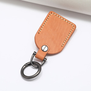 Porte-clés personnalisé en cuir <span class=keywords><strong>de</strong></span> <span class=keywords><strong>vachette</strong></span> véritable cousu à la main, cadeau <span class=keywords><strong>de</strong></span> haute qualité, turquoise, pour clés <span class=keywords><strong>de</strong></span> voiture - Product Image 3