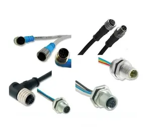 Custom Aviation Cable 2 3 4 5 6 8 10 12 17 Pin A B C D Coding Code IP67 IP68 Waterproof Circular Connector M12 Cable