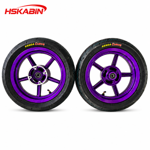 Set di Cerchi <span class=keywords><strong>e</strong></span> Pneumatici Viola da 12 Pollici, Ruote Curve Kenda Assemblate, Valinsu EM5 Pro RTR per Pneumatici Yozma Heybik Sumos - Product Image 3