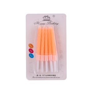 Produttore all'ingrosso unico colorato spirale compleanno candela torta felice nuova candela per la festa - Product Image 4