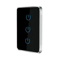 Smart Home Solution hotel Drahtlose Fernbedienung Keine Verkabelung Elektrischer Wandschalter1 Gang 1-Wege-Druckknopf Wifi Smart Light Switch