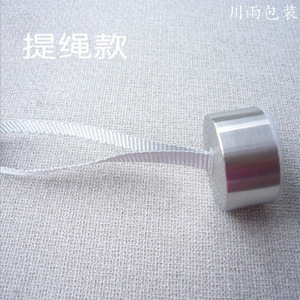 Bouchon à vis en acier inoxydable avec corde ronde pour accessoire de bouteille en verre - Product Image 1