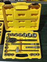Jeu de clés à douilles 22 pièces 1/2 pouce en acier CR-V avec logo personnalisé OEM, kit d'outils manuels pour réparation automobile, vente en gros