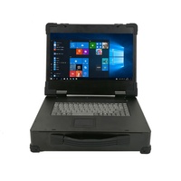 15 pollici industriale workstation di calcolo Del Computer Portatile Duro Robusto Computer Portatili