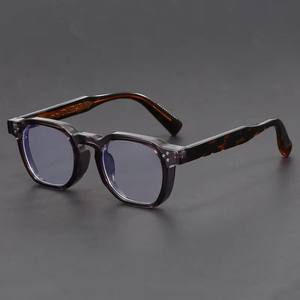 Erkekler için Vintage kalın çerçeve gözlük mavi ışık kare gözlük lüks çerçeveleri 2025 gözlük plastik çerçeveler - Product Image 5