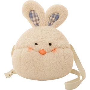Kawaii-Bolso escolar de peluche de conejo, oso, Tigre, cerdo, tamaño grande - Product Image 4