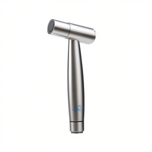 Pulvérisateur de bidet portatif en acier inoxydable finition nickel brossé, pulvérisateur mural pour toilettes, pulvérisateur de lavage féminin, modèle D0100HE1HZY - Product Image 1