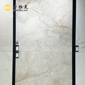 Thanh lịch bằng đá cẩm thạch cái nhìn màu be màu sứ gạch cho trang trí nội thất nhà khách sạn sở thích hội trường tường sàn nền gạch - Product Image 4