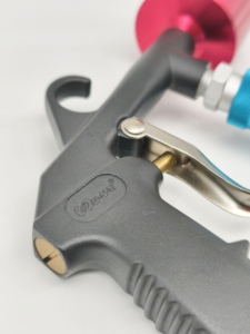 ปืนฉีดโฟมแบบสองหัว แรงดันใช้งาน 60-120 PSI สำหรับร้านซ่อมรถยนต์ 4S ใช้ล้างก่อนล้างรถ ช่องลมเข้า 6.5 มม. ช่องน้ำเข้า 8 มม. มีสินค้าในสต็อก - Product Image 2